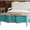 Home Furniture General Use blue Antique 2 drawers French table