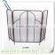 LC-86453 Hand forged iron metal folding indoor home fireplace screen