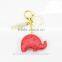 Animal Car Key Ring Cute Elephant PU Leather Keychain Creative Bag Charm