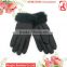 Women gloves winter leather hand gloves, Fashion winter leather gloves