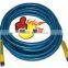  DN8 SAE100R1AT for cleaning machine high pressure wire braided blue transparent rubber hose water line