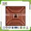 Lightweight pu foam leather ceiling decorative wall panel indoor