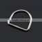 Metal Stainless Steel D Ring Buckle 1" Inside Diameter Loop Ring for Strap Keeper