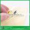 Sinicline Clear PVC Sticker Labels With Gold Foiled Stamped