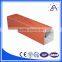 high quality and good price wood look aluminum rectangular tube
