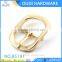 Korea Wholesale Laides Handbags Accessories Zinc Alloy Egg Ring Pin Buckles For Bag