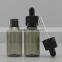 30ml 50ml 60ml 100ml 120ml black glass eye dropper bottle
