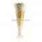 Wholesale Shinnig Golden cone crackle glass mosaic vase                        
                                                Quality Choice