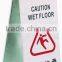 stainless steel caution floor sign stand