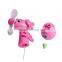 Wholesale high quality 2 in 1 toy portable mini fan