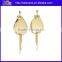 Fashion 925 Sterling Silver Golden Earring Designs For Women,Huggie Earring For Girl