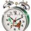 4 inch retro design sharp metal case mechanical alarm clock