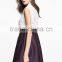 Lastest Women Fashion Design Casual Dress Sleeveless Mini Dress With Lace Top