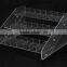 Stepped Custom Clear Acrylic Plant Stand With Screws