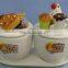 Ceramic biscuit coffee jar macarons coffee jar with stand