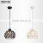 Black 3 Light Chandelier Light, Metal Black Pendant Lamp MD82011