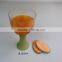 10 oz mouth blown color stem glass white wine glass