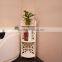 Bathroom accessory wood corner shelf design