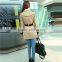 Khaki new style 2015 autumn&stylish coat for ladies fashion