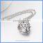 Newest Fashion Jewelry Women's Openable Rhinestones Pave Metal Cage Chime Box Sound Ball Pendant Pregnancy Necklaces HBAC-M047