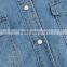 2015 Latest Fashion 100% Cotton Leisure Short Denim Maxi Dress