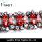 brand new Fashion jewelry New Fashion Metal red Resin Diamond Cross Bracelet