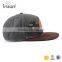 High Quality Low MOQ Leather Patch Cotton Snapback Hat Cap Supplier's Choice