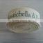 Natural Color Custom Printed Cotton Ribbon
