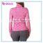 heathred color slim fit running jacket sports clothes gym jacket for lady