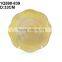 13 inch elegant Wholesale Charger Plate in gold Color Painted by Spinning