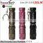 Waterproof kids mini hand crank led flashlight E09