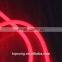 Pretty red round led neon flex 100 led 24v