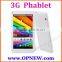 7 inch 3G Phablet phone tablet pc Quad Core WCDMA 4 bands mini pad WIfi Bluetooth Dual sim card support