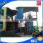 High efficiency gas furnace with cyclone dust collector used as drying heating source