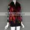 Rabbit Hooded Fur Cape /Shawl with Tassels for ladies