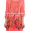 wholesale tunics and blouses with flower print