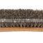 Horse hair shoe brush