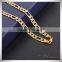 Exquisite Design Jewelry Wholesale Two-tone Figaro Chain Statement Necklace