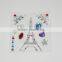3D Christmas Custom Acrylic Rhinestone Stickers Shaped Rhinestone Decals Self Adhesive Crystal Sticker Manufacturer