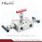 Hikelok high pressure instrument valve air manifold