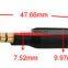 24k gold 3.5mm 4poles male to 3.5mm 4poles female adapter top quality