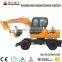 CHINA SMALL MINI WHEEL EXCAVATOR XN80-9