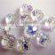 Colorful Crystal Round Beads, Faceted Round Beads