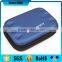 blue pu leather waterproof eva hdd external hard disk case