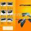 CE approved quick attach mini skid steer loader attachments