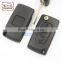 Good Price Peugeot 3 button flip romote key shell for 307 blank NO battery place Car Key Peugeot 0523 romote key case