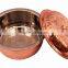 Steel Copper Casserole 1200 ML - Dish Serving - Home Restaurant Hotel Tableware