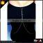 6 Piece Blue Bead Handmade Body Chain