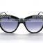 high-end plastic transparent cateye sunglasses Seting auger 100%UV protect