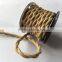 Apricot electrical wire braided cable 2/3 core Edison DIY pendant cord
